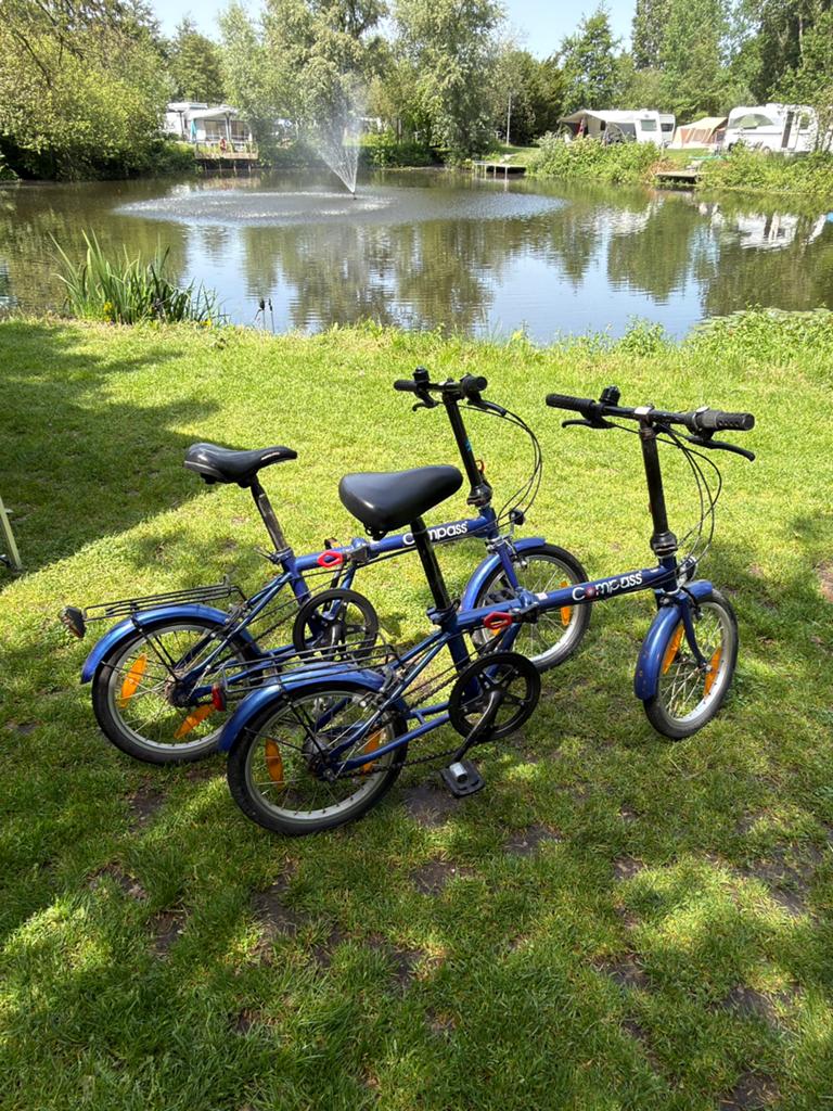 2x Compass vouwfiets — blauw | set of los, Fietsen en Brommers, Ophalen of Verzenden, Zo goed als nieuw, 20 inch of meer
