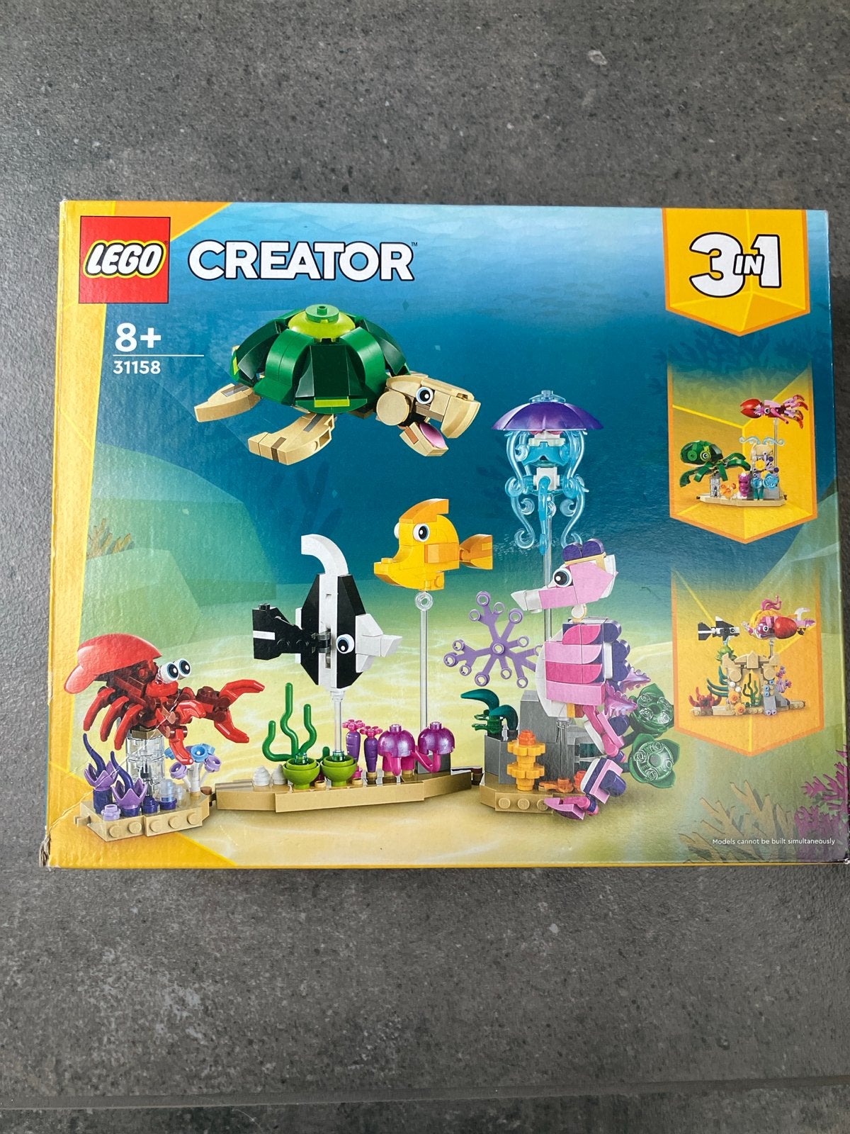 LEGO Creator 31158 Zee Schildpad 3-in-1, Lego, Ophalen of Verzenden, Zo goed als nieuw, Compleet