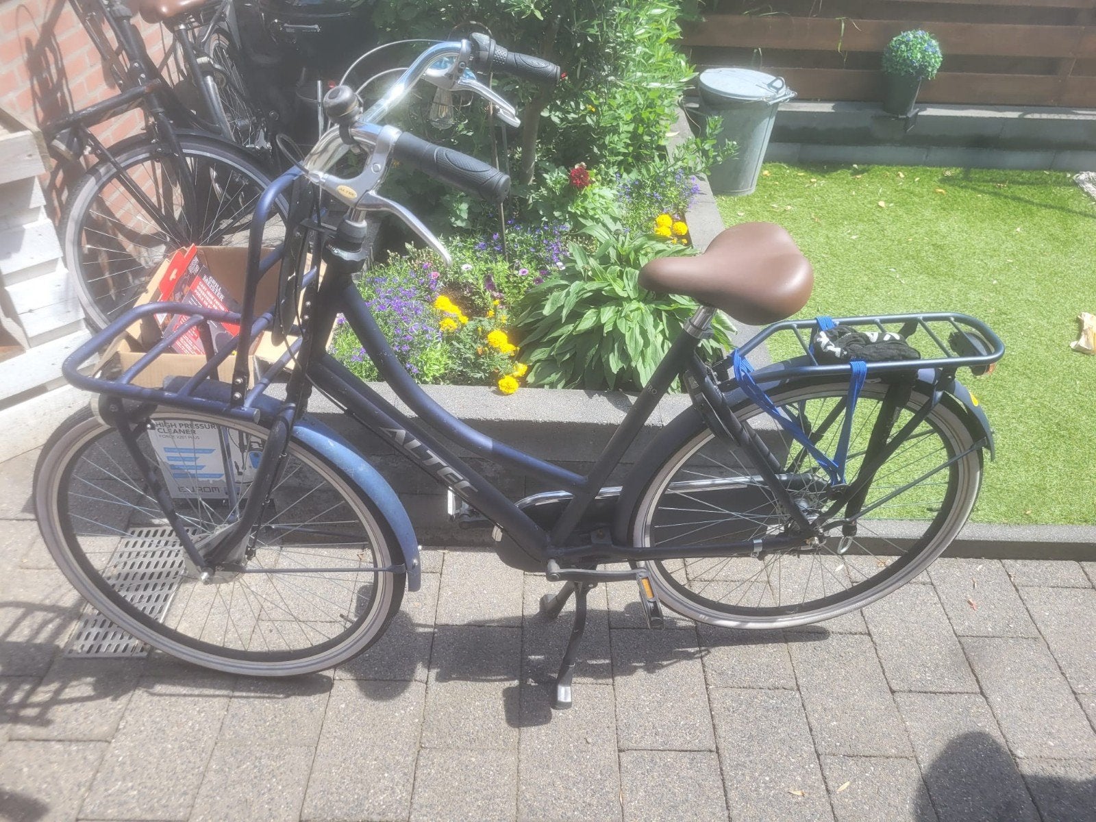 Altec fiets met voordrager en versnellingen, Gebruikt, Velgrem, Versnellingen, 50 tot 53 cm
