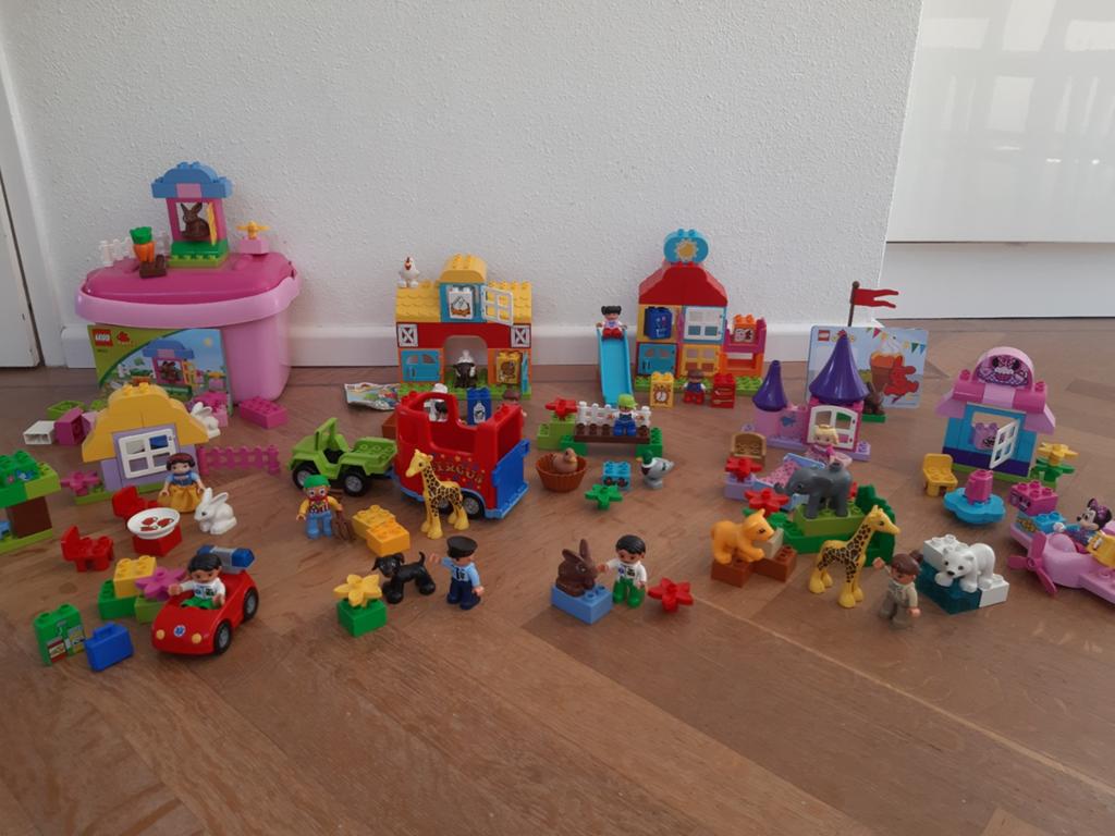 Grote Duplo collectie: boerderij, circus, huis, Disney, etc., Overige thema's, Compleet, Ophalen of Verzenden, Zo goed als nieuw