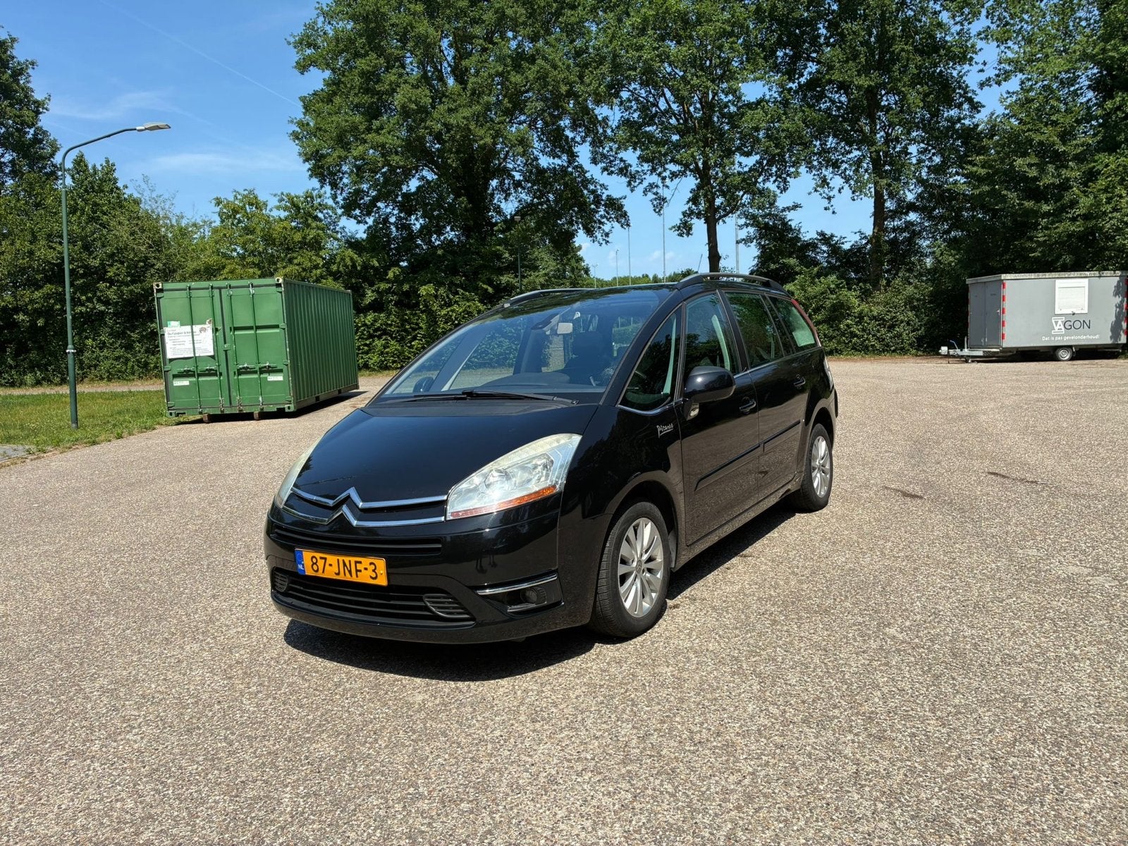 Citroën C4 (Grand) Picasso 1.6 THP Eb6v 2009 Zwart, Auto's, Citroën, 4 cilinders, 1505 kg, 7 stoelen, Particulier