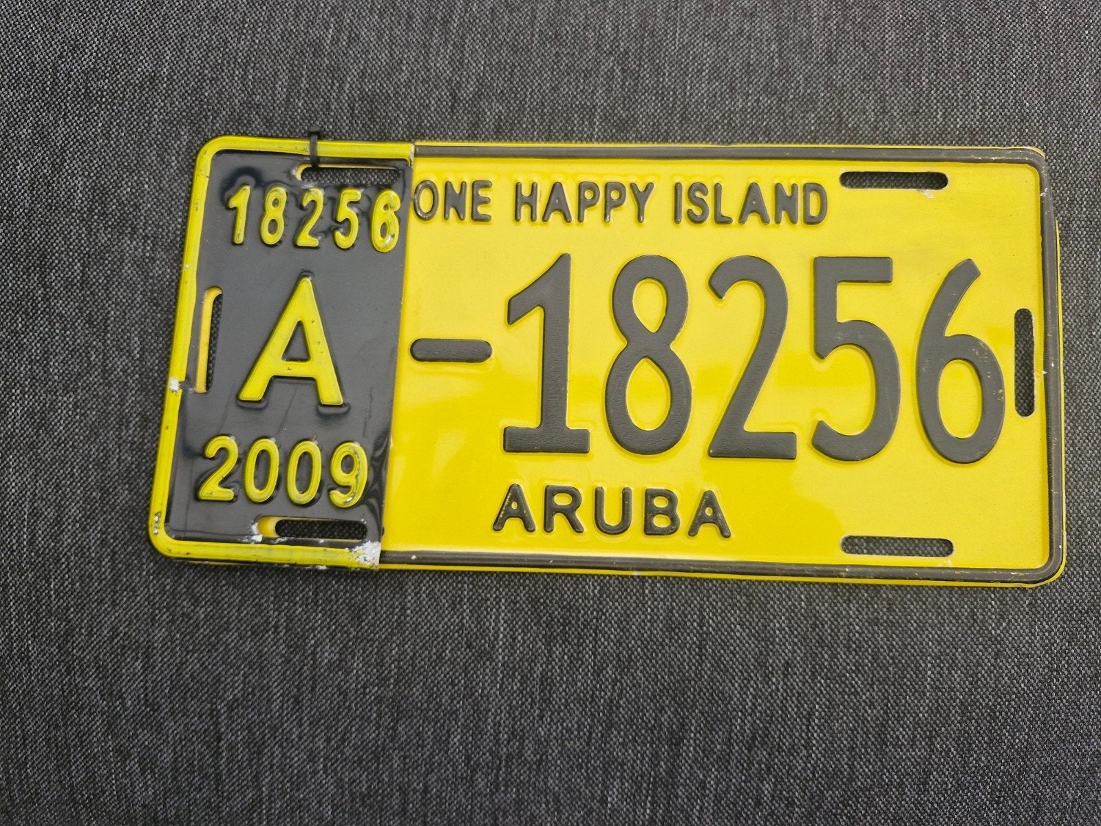 Kentekenplaat Aruba nummerbord Nummerplaat License plate, Verzenden, Gebruikt, Auto's