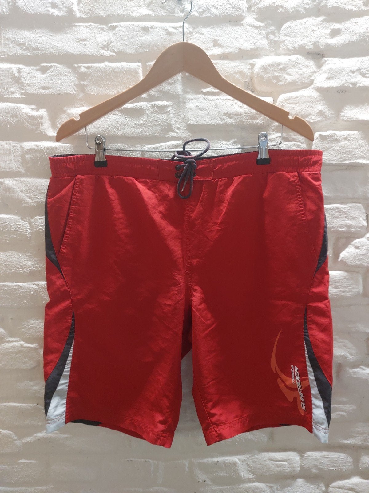 Masita zwembroek maat M - Rood met zwart en wit, Masita, Zwemshort, Rood, Verzenden