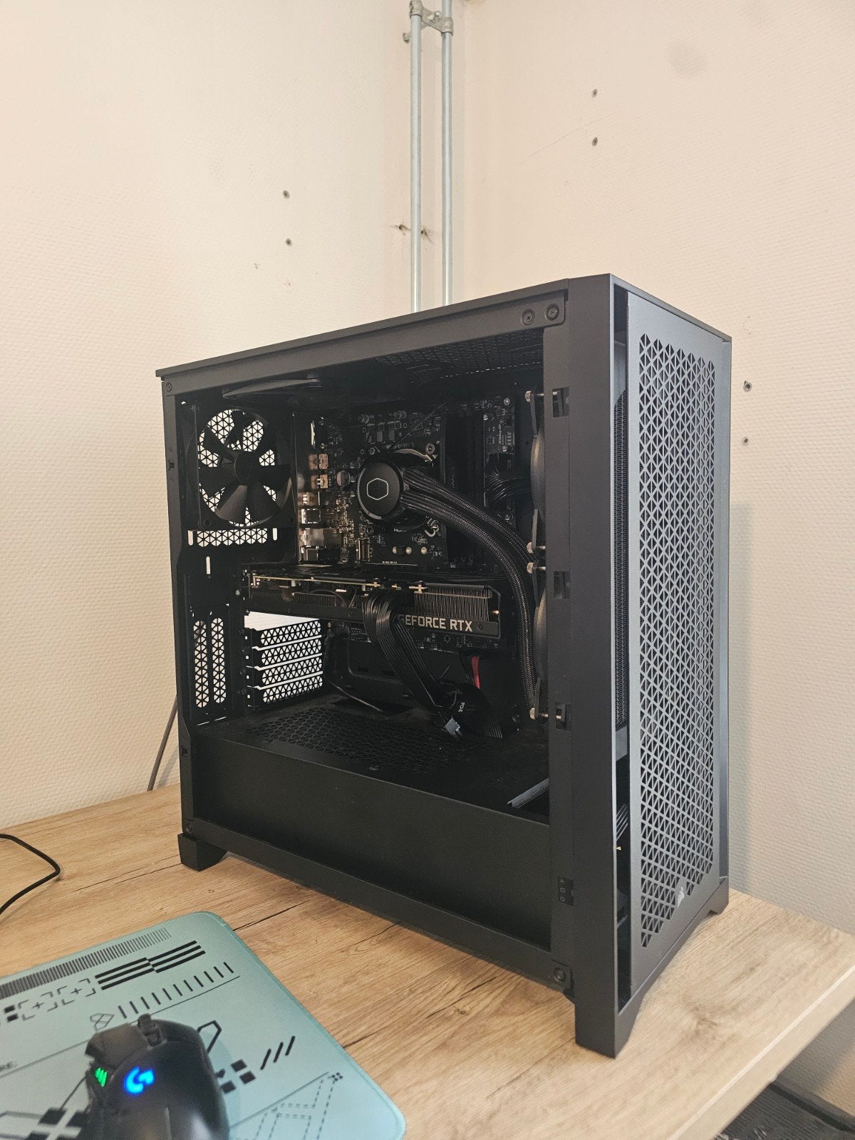 Krachtige game PC | RTX 3080Ti, i5 14400F, 16GB DDR5, Ophalen, Zelfgebouwde PC, Zo goed als nieuw, Gaming