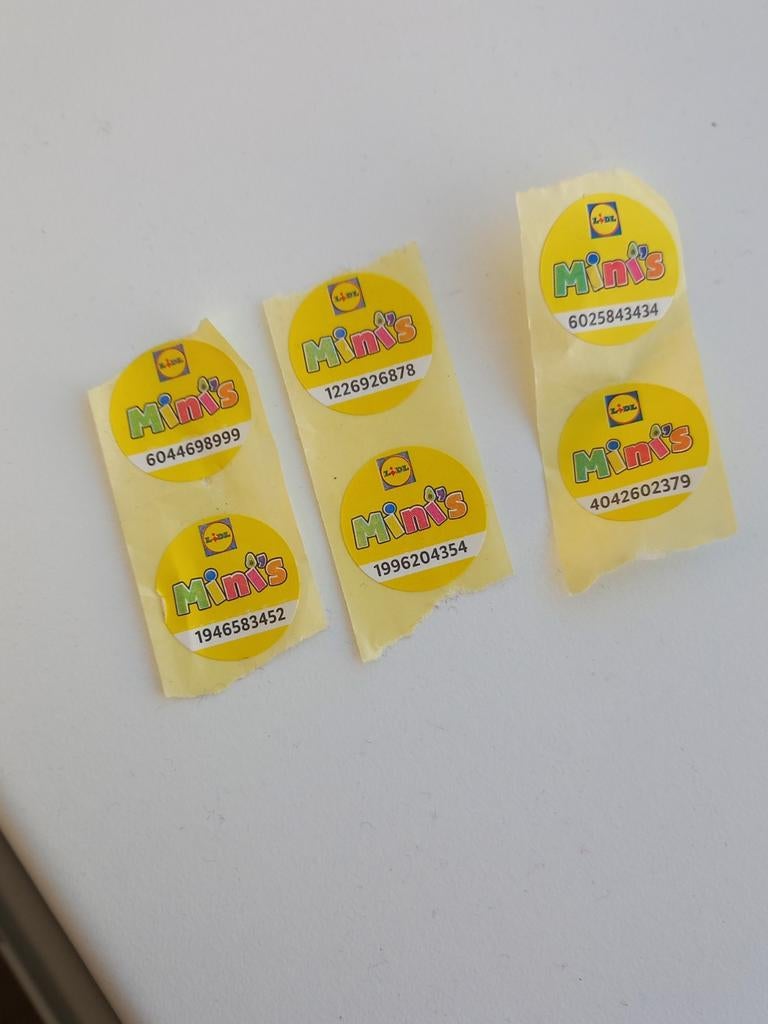 Lidl mini zegels, Ophalen of Verzenden, Winkel, Super of Benzinepomp, Zegels, Bonnen of Punten