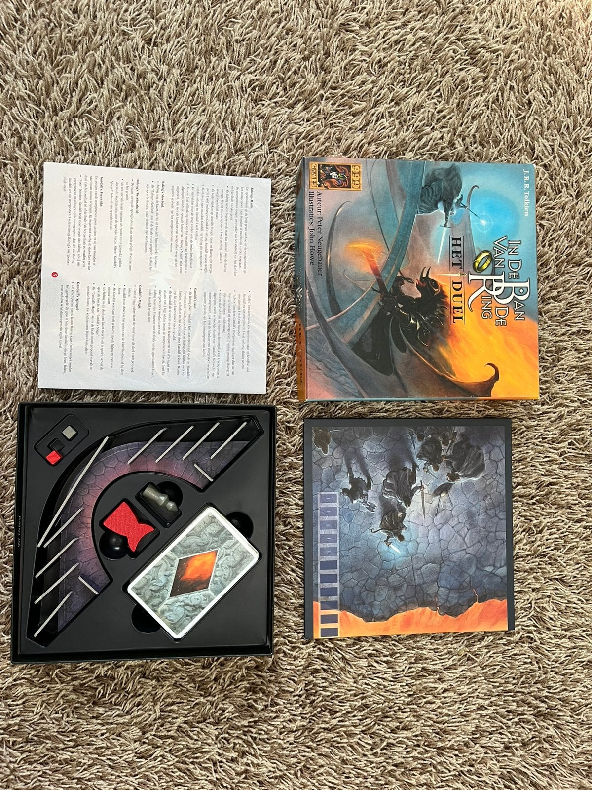 lord of the rings het duel bordspel, Hobby en Vrije tijd, Gezelschapsspellen | Bordspellen, Ophalen of Verzenden