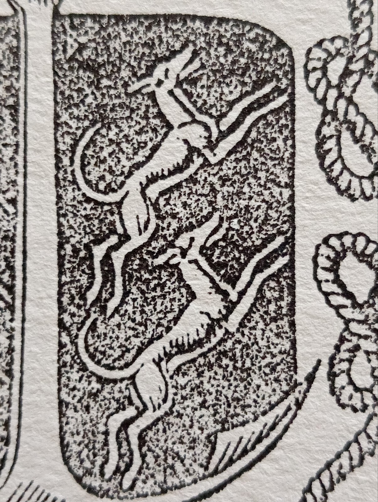 Ex Libris Hidding-Snellen met honden houtsnede litho, Ophalen of Verzenden