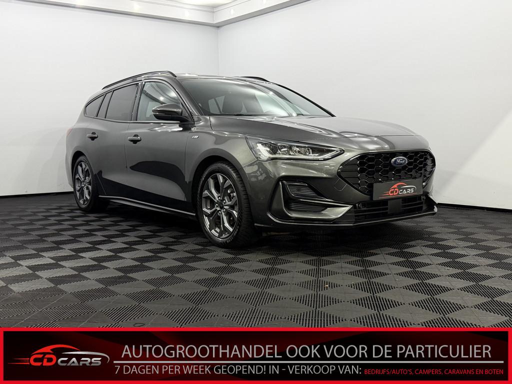 Ford Focus 1.0 EcoBoost Hybrid ST Line 155PK Clima, Camera,, Stof, Gebruikt, 19 km/l, 3 cilinders