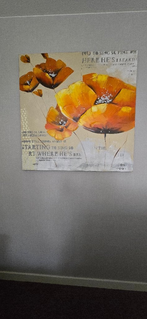 Schilderij, Ophalen, Zo goed als nieuw, 75 tot 100 cm, Schilderij