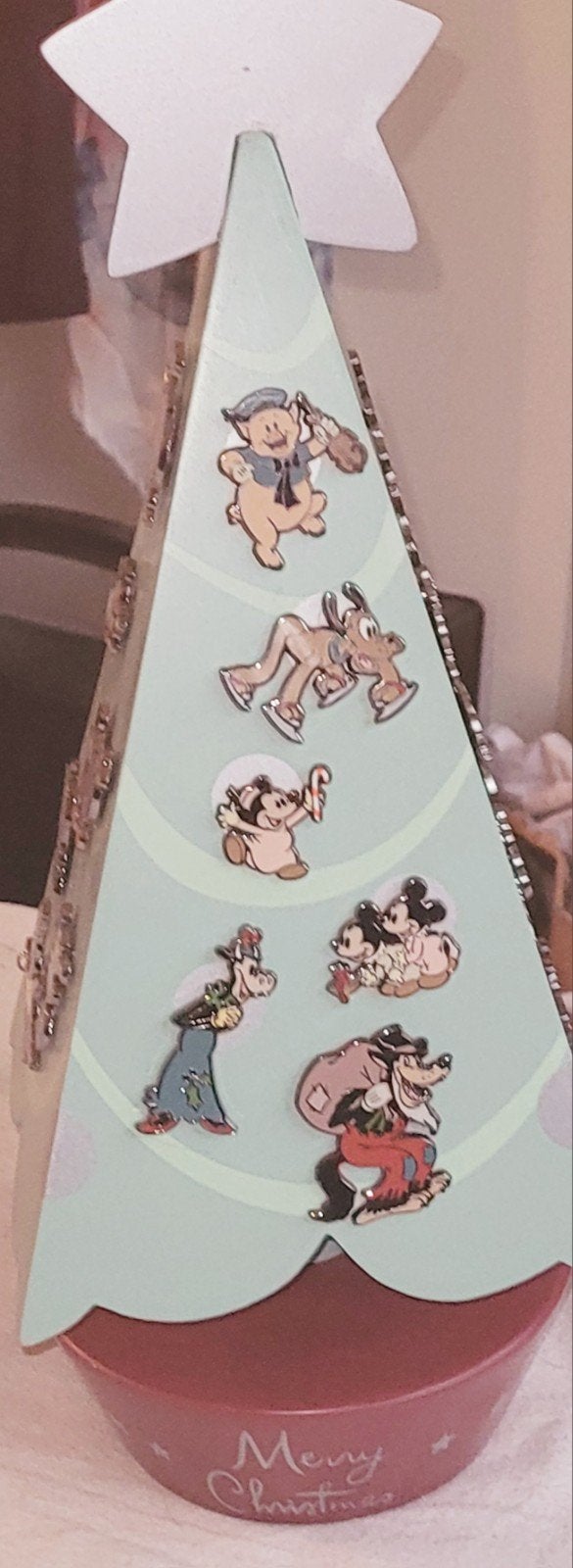 UNIEK! Disney Minnie & Mickey 75 Advent pin set 2003 LE 1500, Ophalen, Mickey Mouse, Zo goed als nieuw, Overige typen