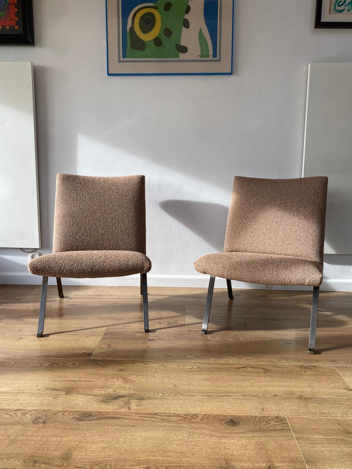Vintage easy chairs, Gelderland, Koene Oberman, Huis en Inrichting, Fauteuils, Zo goed als nieuw, 50 tot 75 cm, 75 tot 100 cm
