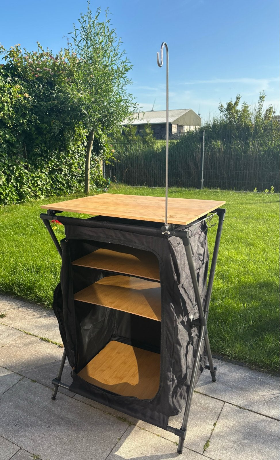 Opvouwbare Campingkast met Bamboe Blad - Proyak, Ophalen of Verzenden, Zo goed als nieuw