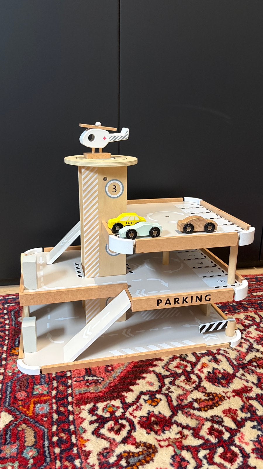 houten auto garage, Ophalen, Zo goed als nieuw