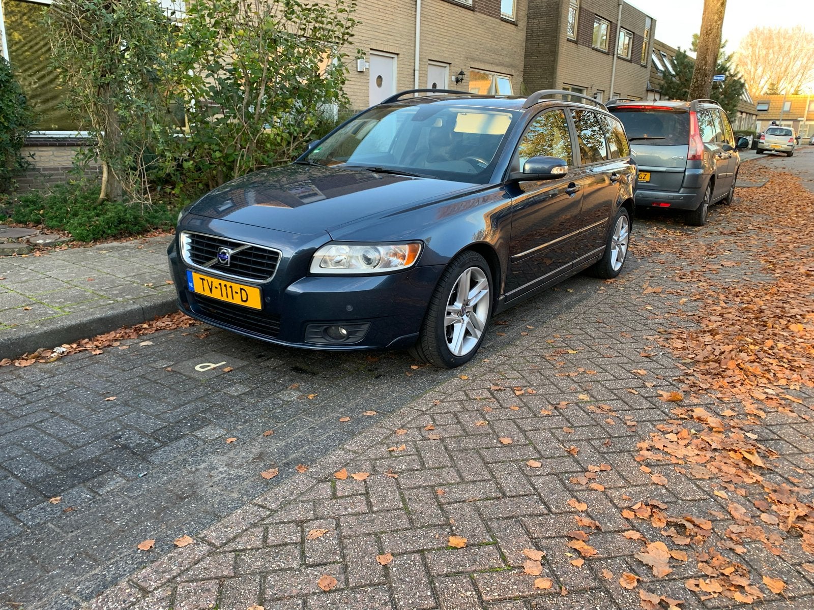 Volvo V50 2.0 D AUT 2008 Blauw, Auto's, Volvo, 136 pk, 4 cilinders, 700 kg, Blauw