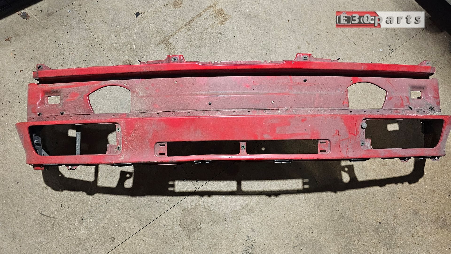 Voorfront front rood gebruikt BMW E30 Type 2 1987- / cabrio, Gebruikt, -, Ophalen of Verzenden, Bumper