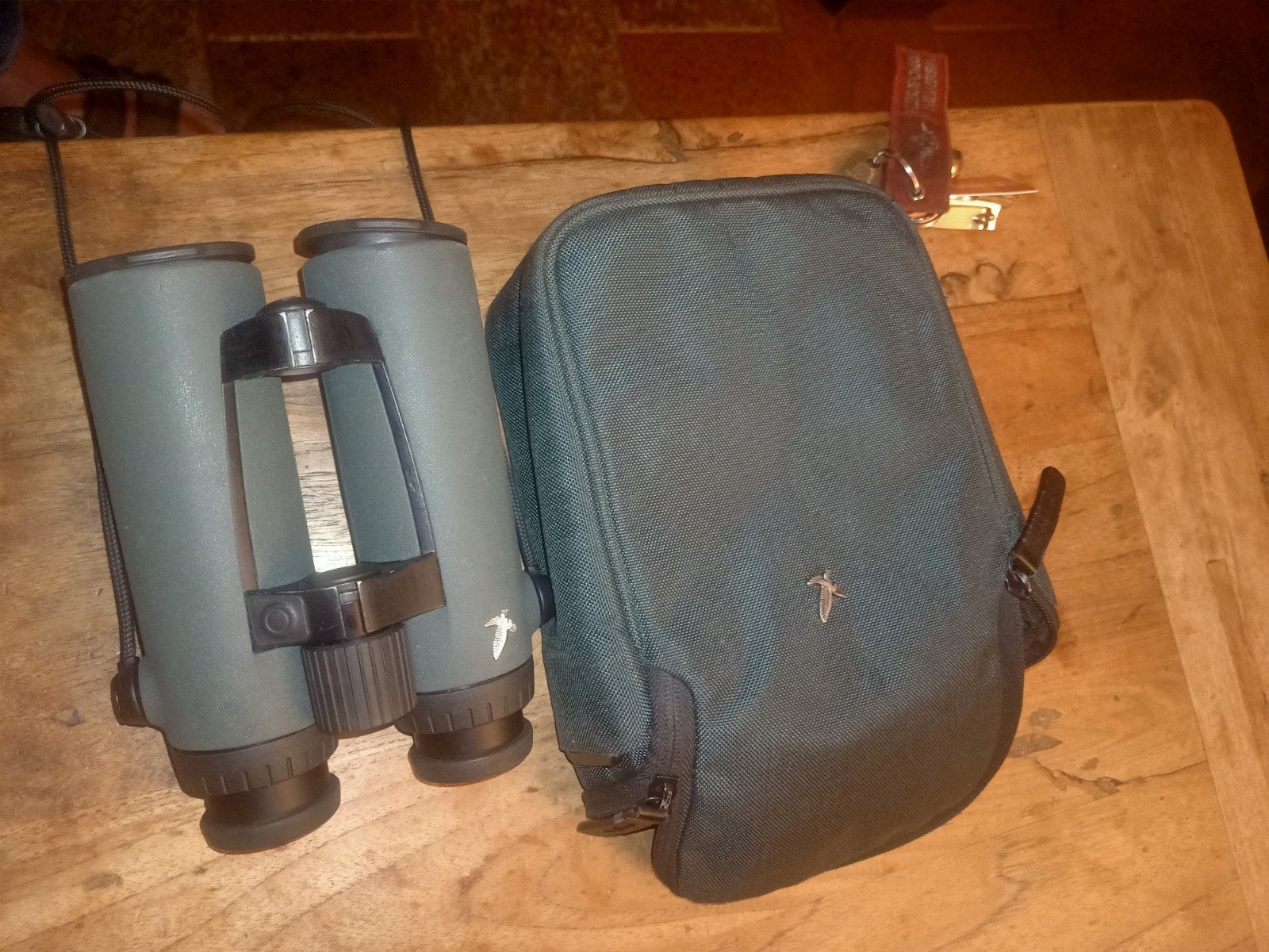 Swarovski EL 8X42 range in zeer goede staat, Gebruikt, Dakkant (recht), Ophalen of Verzenden, 8 tot 12x