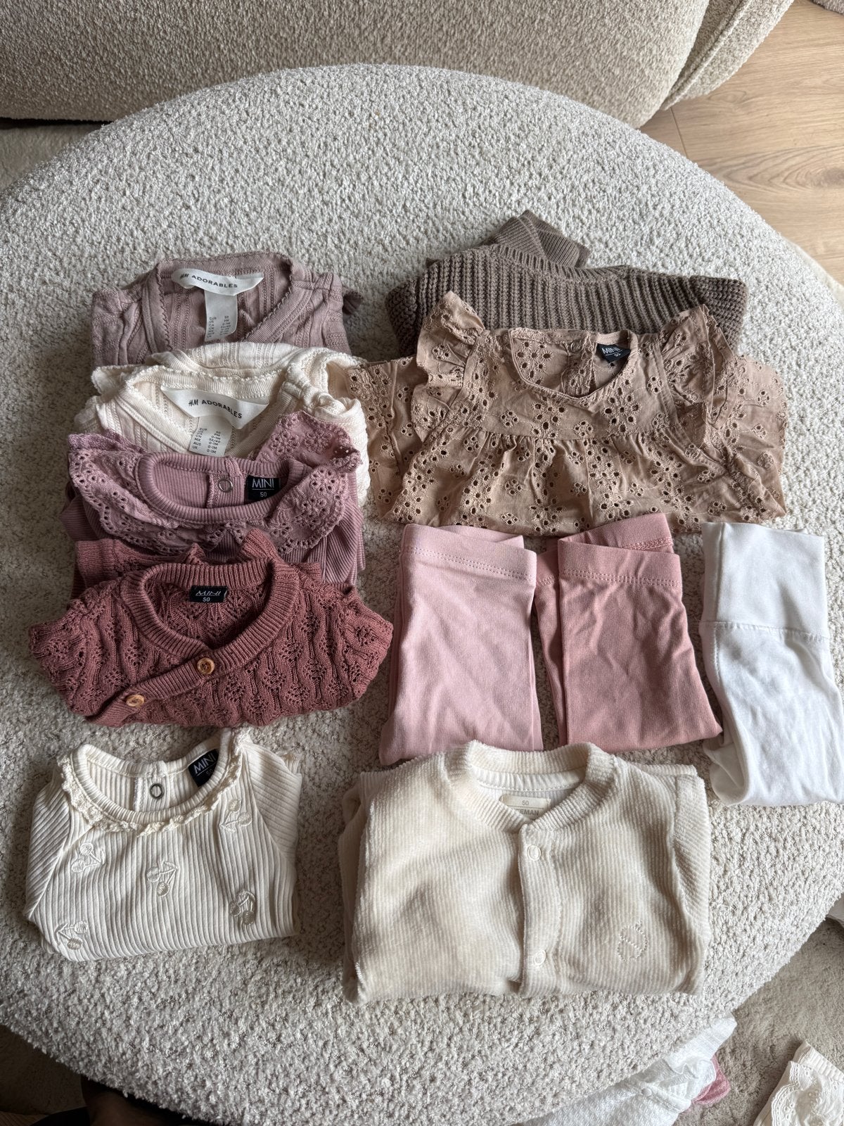 Kleding bundel maat 50 meisjes baby, Kinderen en Baby's, Babykleding | Maat 50, Ophalen, Zo goed als nieuw, Meisje, Broekje