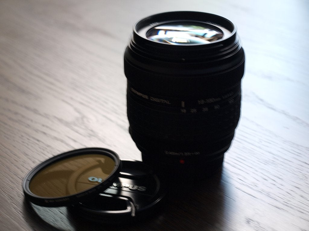 hele mooie 10x zoom lens voor Olympus FT, Ophalen of Verzenden, Zo goed als nieuw, Telelens, Zoom