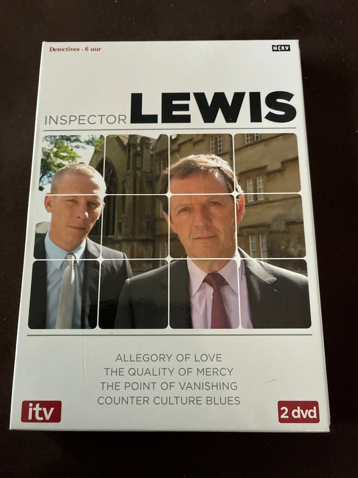 Inspector Lewis - Detectives - 6 uur - 2 DVD's, Nederlands, Ophalen of Verzenden, Inclusief doosje, Gebruikt