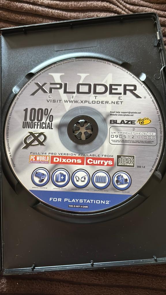 Xploder v4 lite for ps2, Avontuur en Actie, Ophalen of Verzenden, Zo goed als nieuw, 3 spelers of meer
