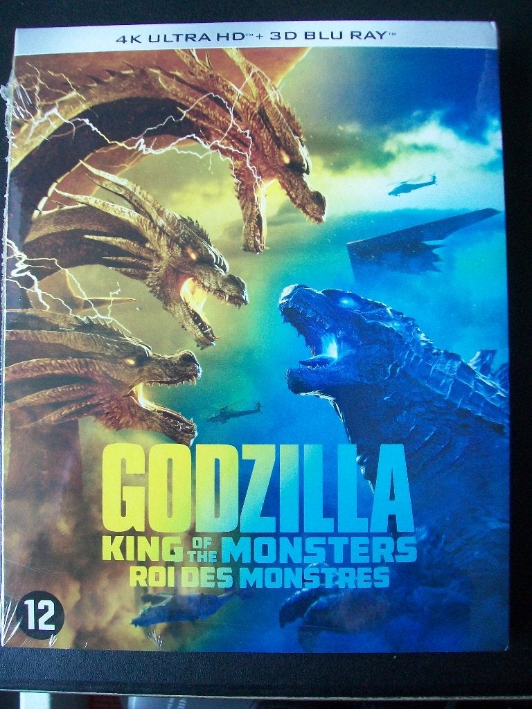 Blu-ray 4K Ultra HD + 3D Godzilla King Of The Monsters 2019, Verzenden, Nederlands, Film, Nieuw in verpakking