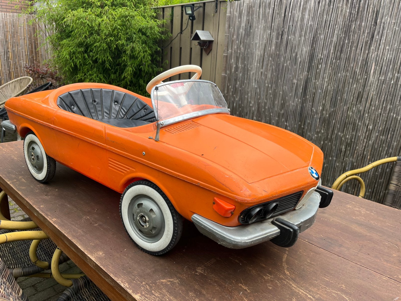Trapauto vintage rolly toys bmw 200CS, Ophalen