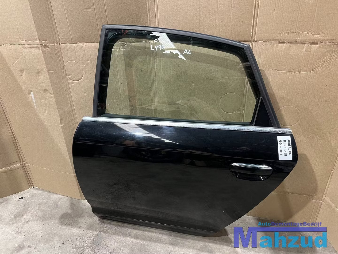 AUDI A6 C6 SEDAN zwart L49B Links achter deur portier 2004-2, Gebruikt, Deur, AUDI AG, Auto-Union-Strasse 1
85045  Ingolstadt, DE