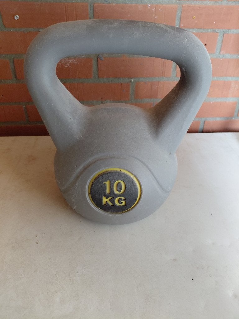 10 kg MaxxSport PVC kettlebell, Ophalen, Gebruikt, Kettlebell