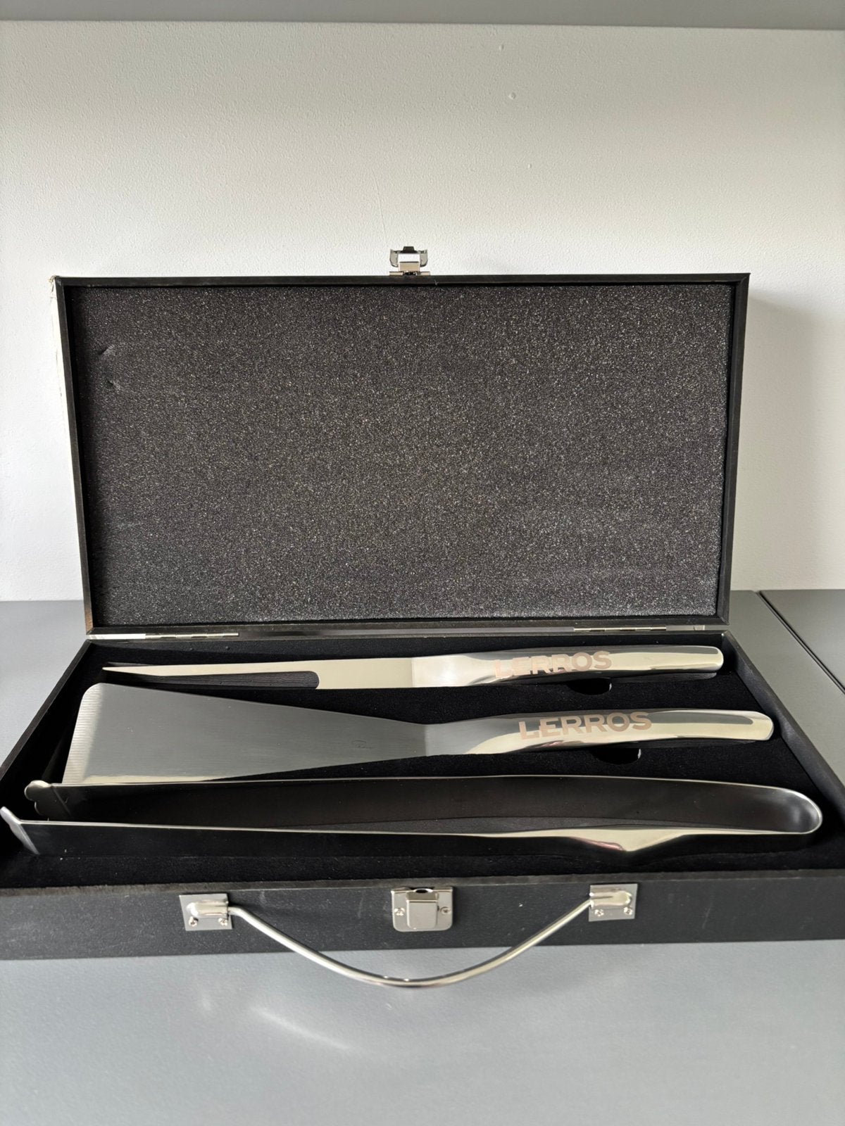 Luxe 3delige barbecue set van LERROS in koffer NIEUW!!, Ophalen of Verzenden, Nieuw
