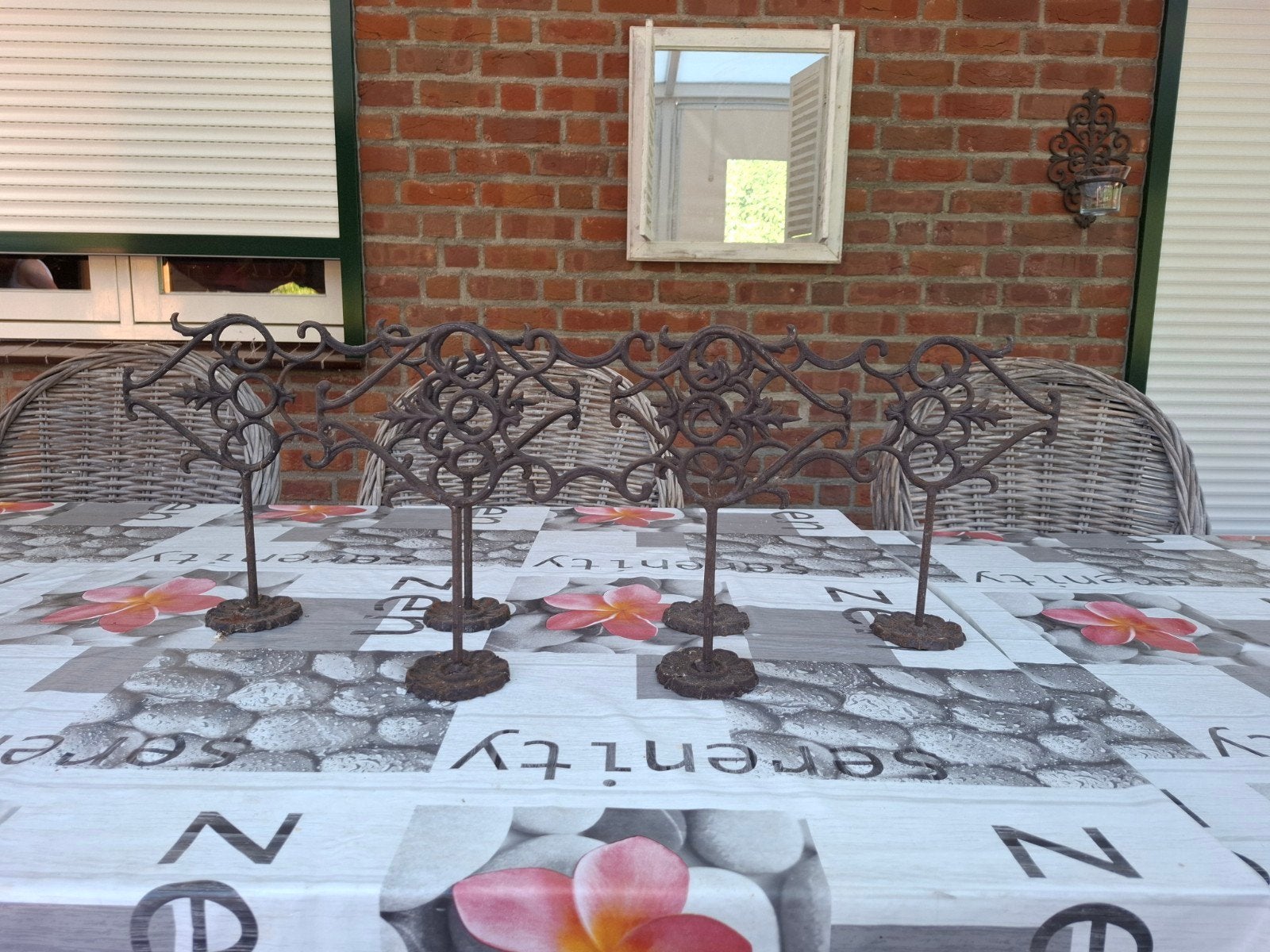 Te koop 3 ijzer ornamenten, Ophalen, Metaal, Overige typen