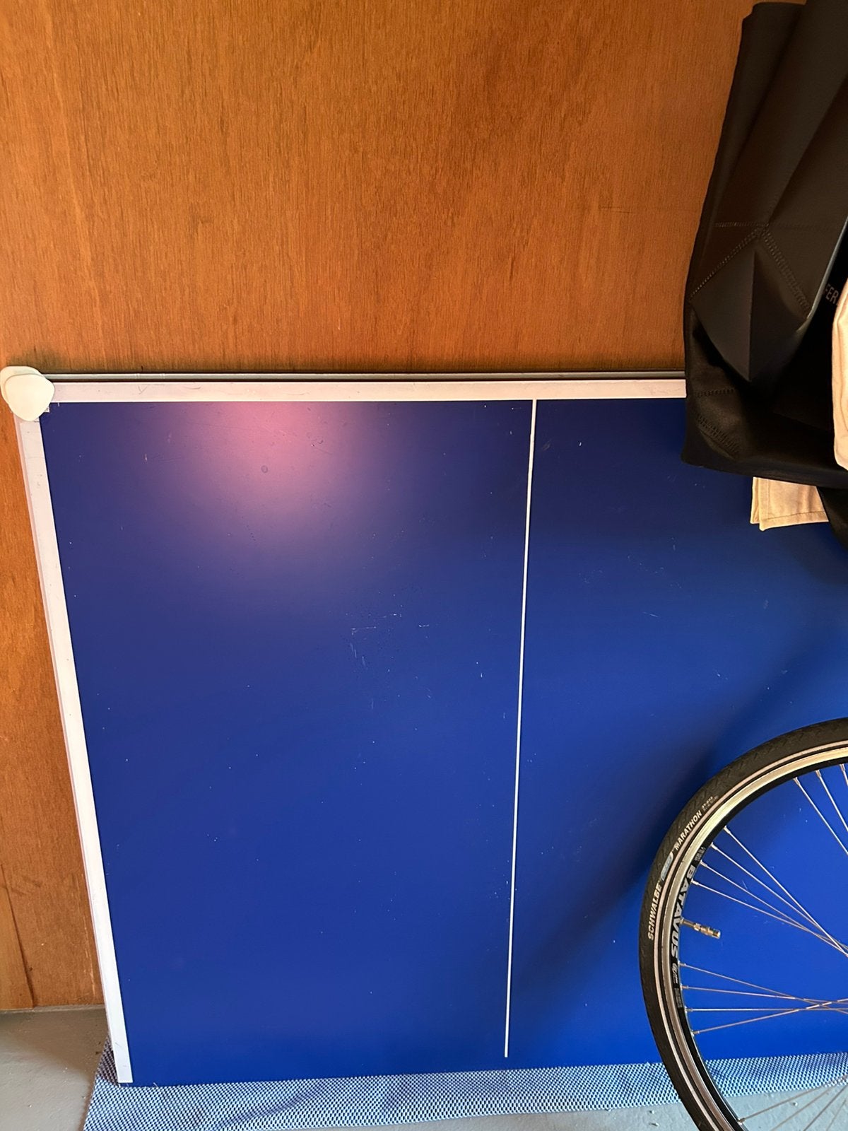 Tafel/pingpongtafel., Sport en Fitness, Ophalen, Zo goed als nieuw, Net, Batje(s) of Balletje(s), Inklapbaar