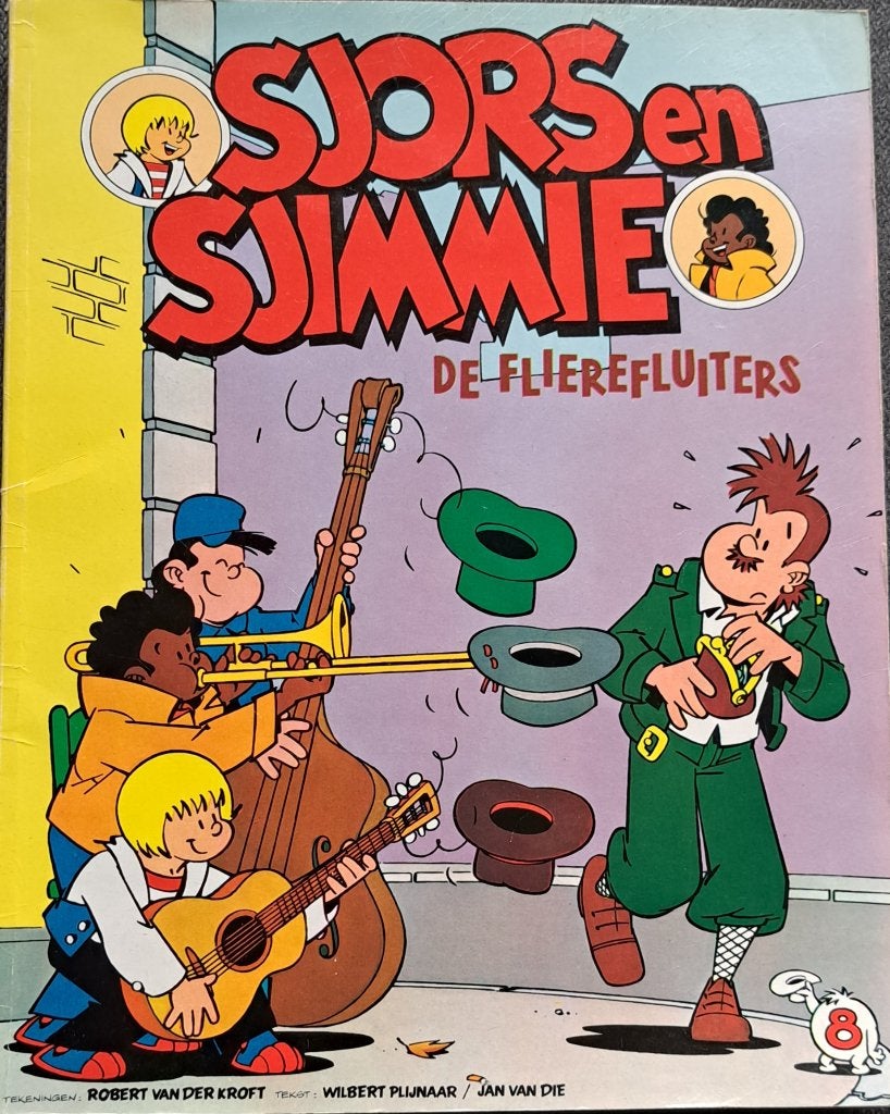 Sjors en sjimmie: De flierefluiters nr. 8, Eén stripboek, Ophalen of Verzenden, Gelezen