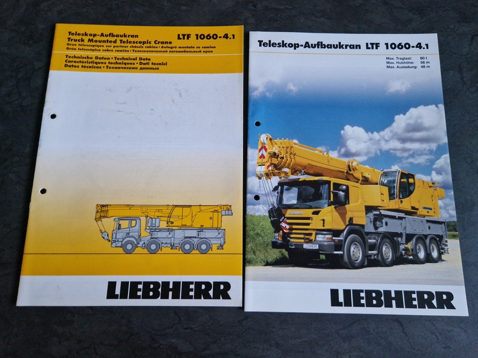 Liebherr Teleskop-Aufbaukran LTF 1060-4.1 Documentatie, Ophalen of Verzenden, Gelezen, Overige merken, Liebherr-Werk Ehingen GmbH