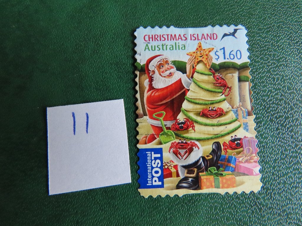 australie christmas island 11, Ophalen of Verzenden, Gestempeld