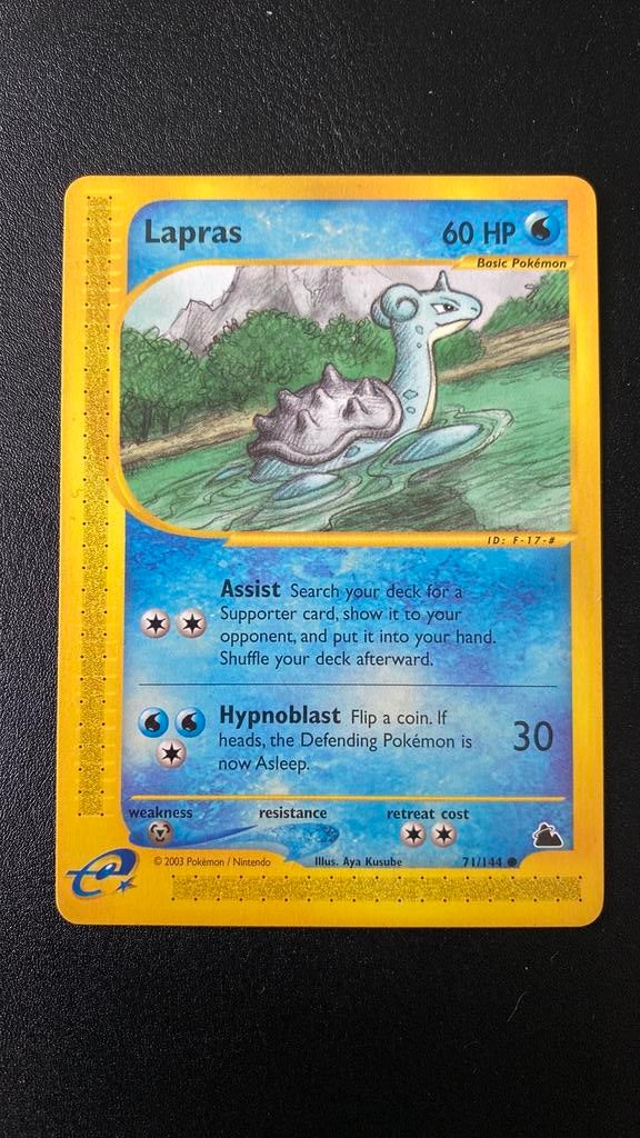 Pokemon lapras skyridge 71/144, Ophalen of Verzenden, Gebruikt