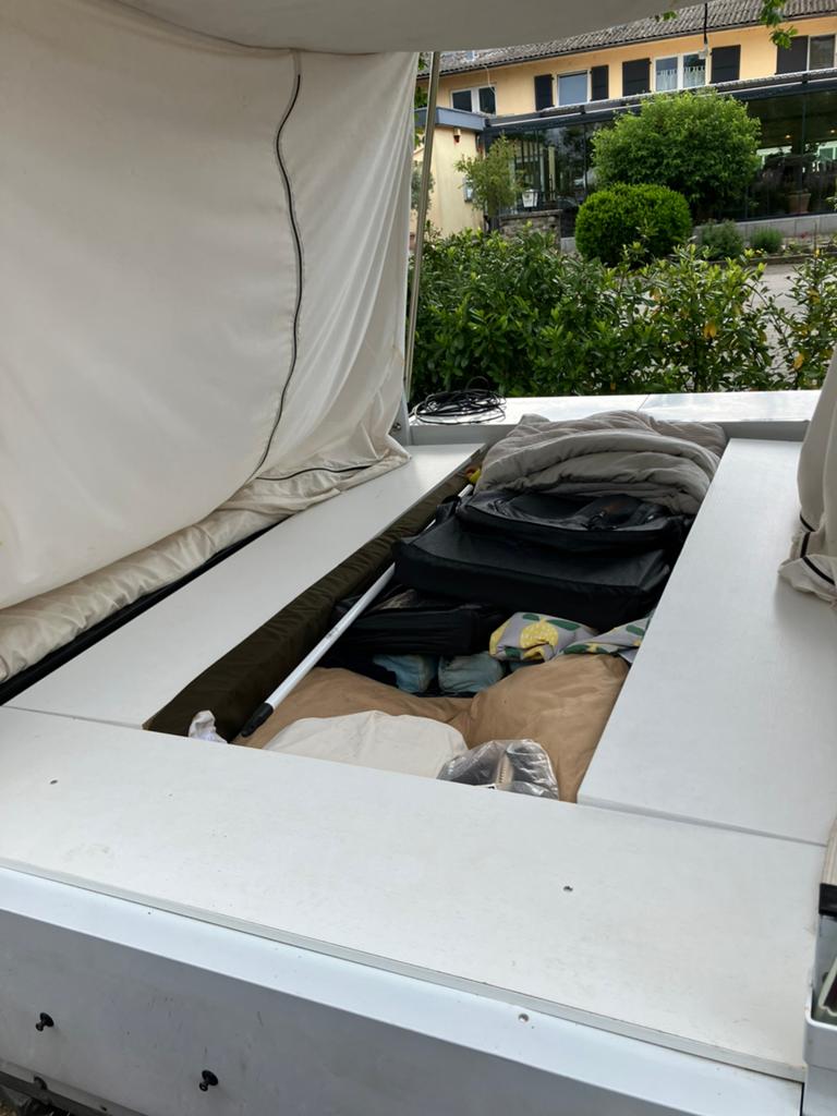 Aanhanger/ onderstel/ tenttrailer jamet dakota vouwwagen, Caravans en Kamperen, Kampeeraccessoires, Ophalen, Gebruikt