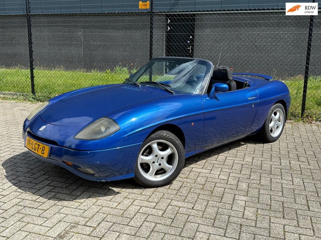 Fiat Barchetta 1.8-16V |APK t/m 04-06-2028|, Gebruikt, 4 cilinders, Cabriolet, Blauw