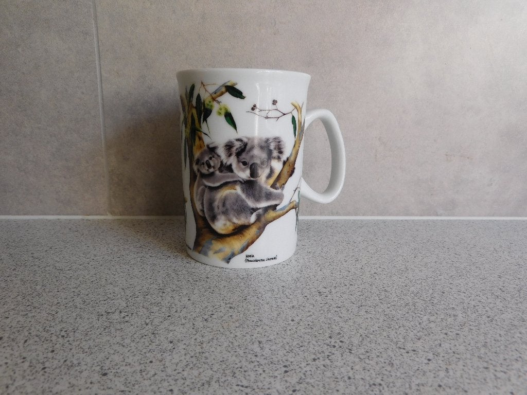 Mok Fine Bone China Bush Animals by Nathalie Parker Ashdene, Overige merken, Ophalen of Verzenden, Zo goed als nieuw, Overige stijlen