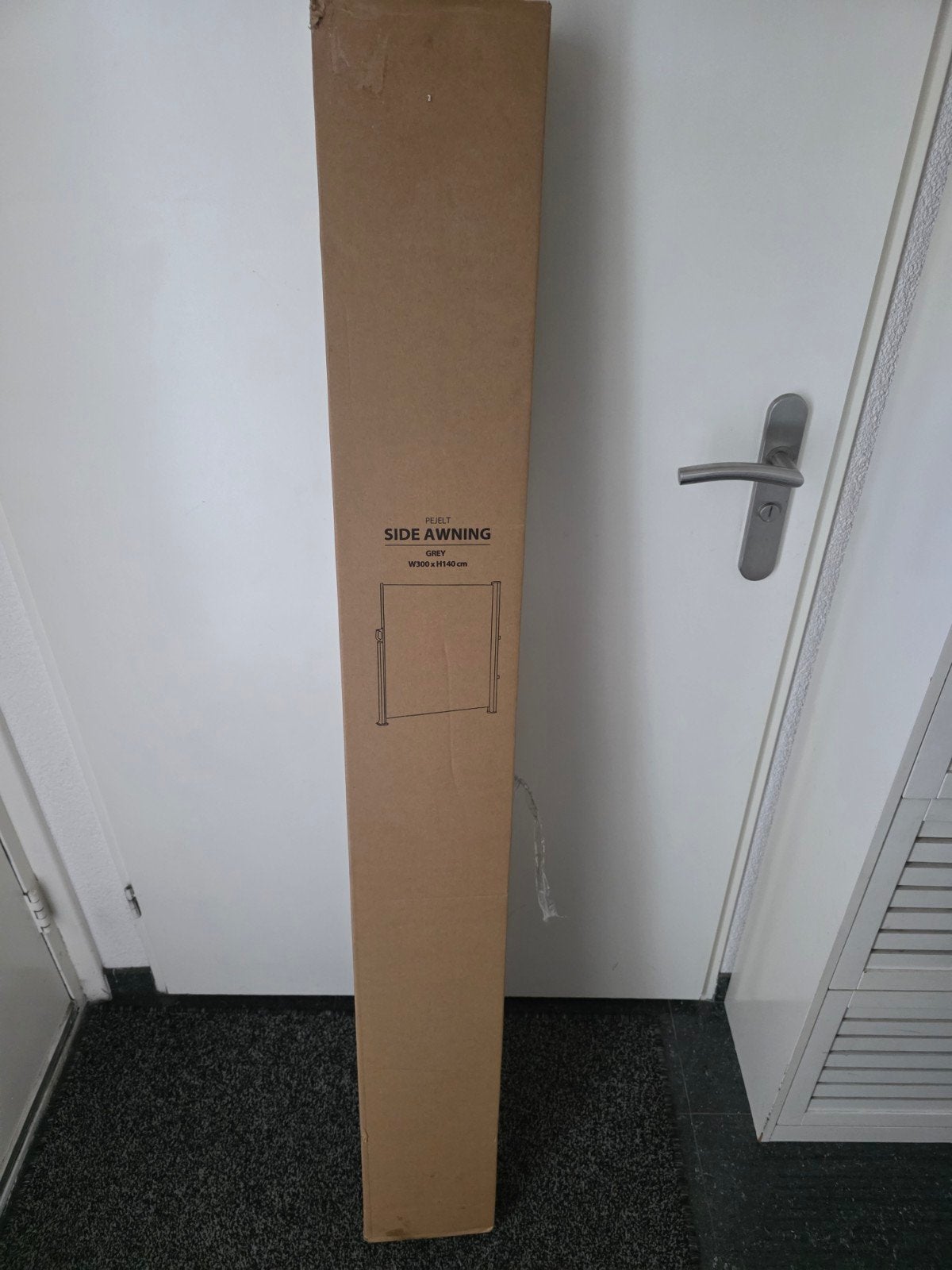 Nieuw Windscherm/ Zijscherm/ Zonnescherm 300x140 cm - Grijs, Ophalen, Overige typen, Nieuw, 150 tot 300 cm