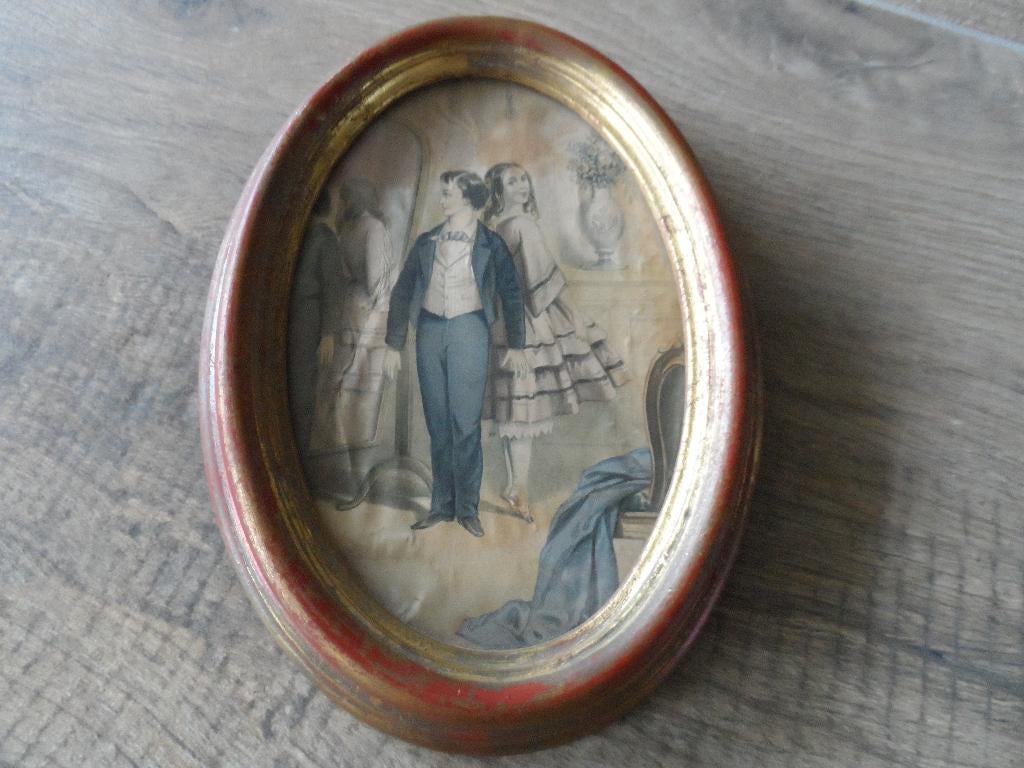Lijstje - brocante €7,50., Antiek en Kunst, Curiosa en Brocante, Ophalen of Verzenden