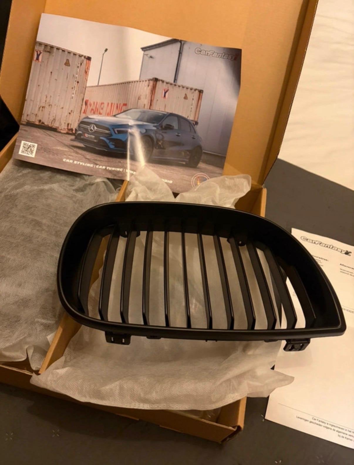 BMW E87/E81/E82/E88 Nieren Grill Zwart, Voor, Nieuw, Ophalen of Verzenden, Bumper