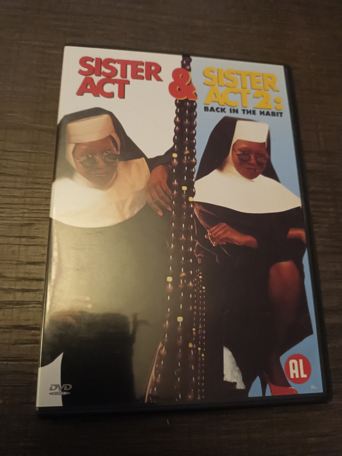 dvd Sister Act 1 en 2, Alle leeftijden, Ophalen of Verzenden, Zo goed als nieuw