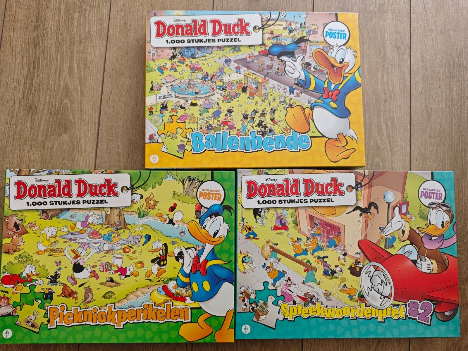 Donald Duck puzzels nieuw 3voor 25 euro, Ophalen of Verzenden, Nieuw
