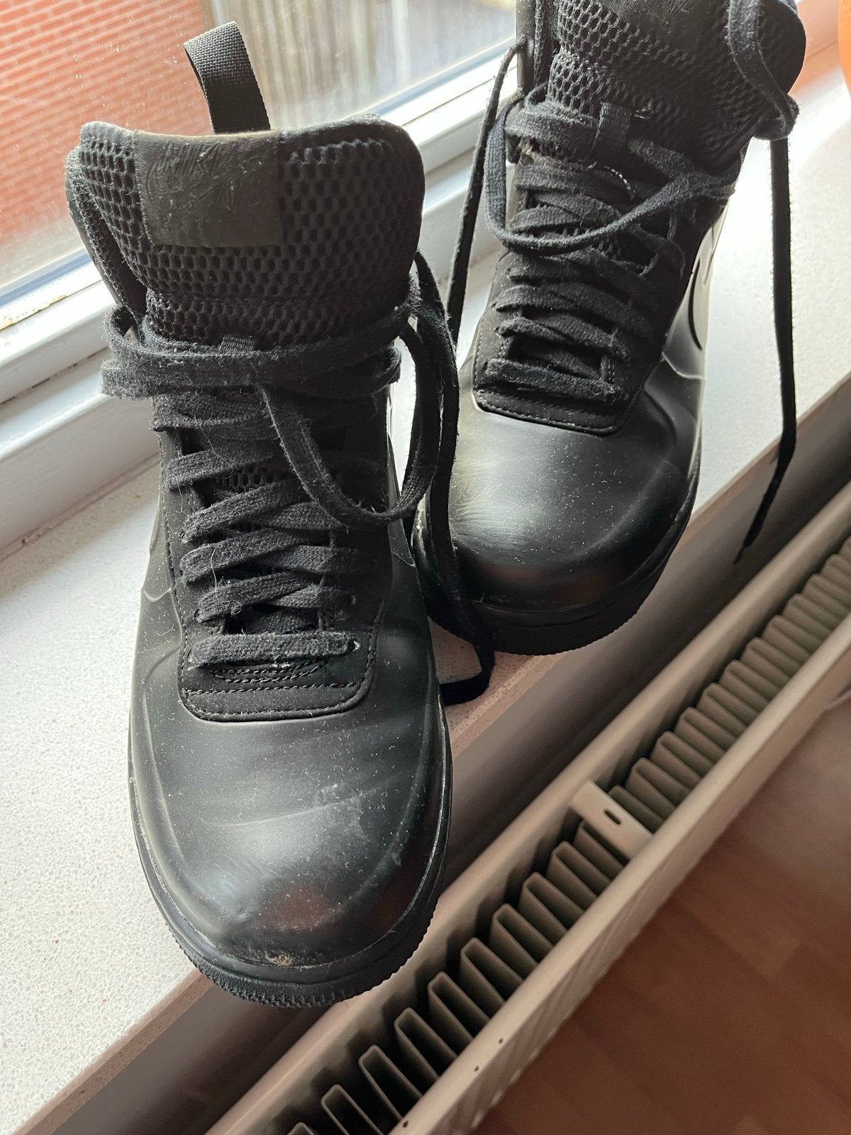 Nike Air Force 1 Mid '07 LV8 Utility Zwart - Maat 40.5, Zwart, Ophalen of Verzenden, Sneakers of Gympen, Gedragen