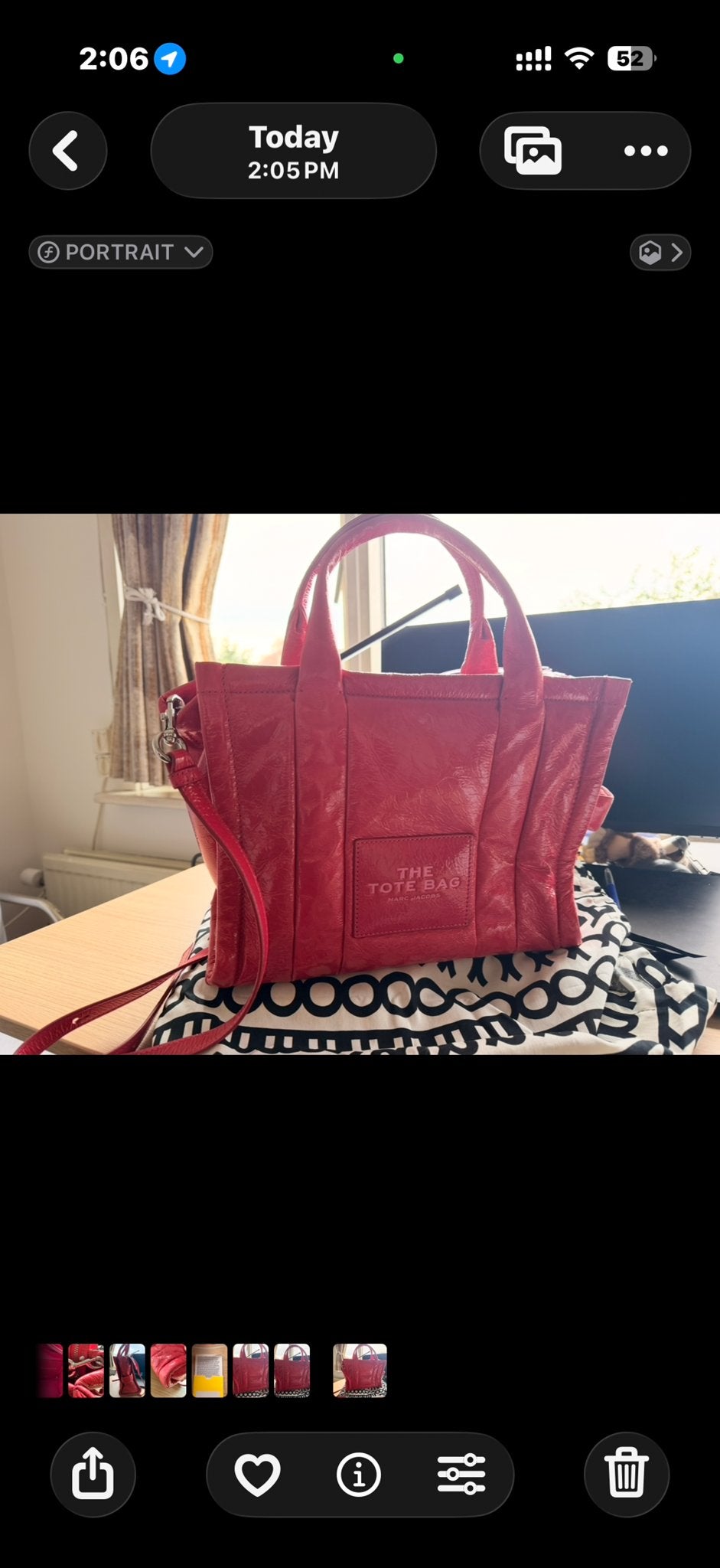 Marc Jacobs Leren Tas - Medium Roze, Ophalen of Verzenden, Gebruikt, Roze, Handtas