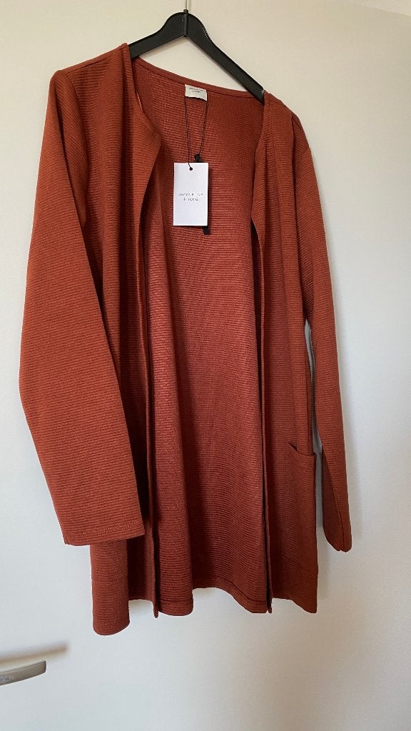 Nieuw vest Jacqueline de Yong, Ophalen, Maat 42/44 (L), Nieuw, Rood