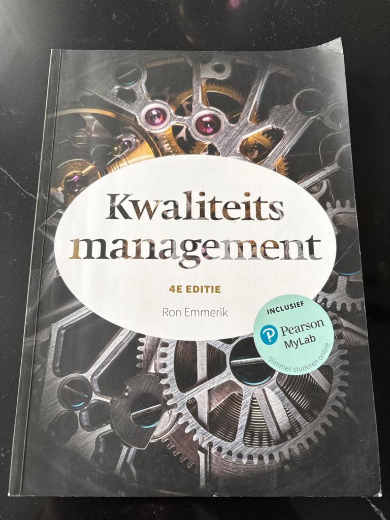 Kwaliteitsmanagement 4e editie - Ron Emmerik, Ophalen of Verzenden, Gamma, Zo goed als nieuw, HBO