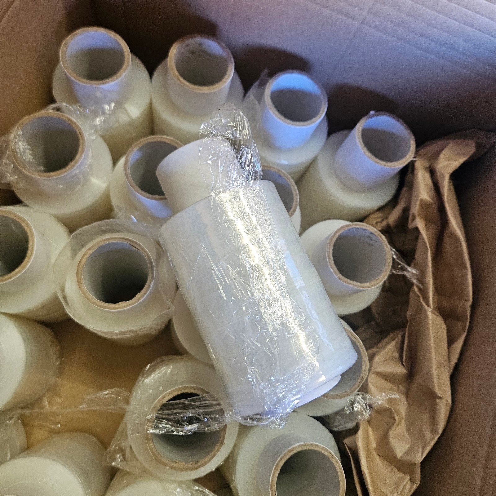 24 Mini Stretchfolie Rollen – Nieuw – Ideaal voor Verpakken,, Ophalen of Verzenden, Nieuw, Folie