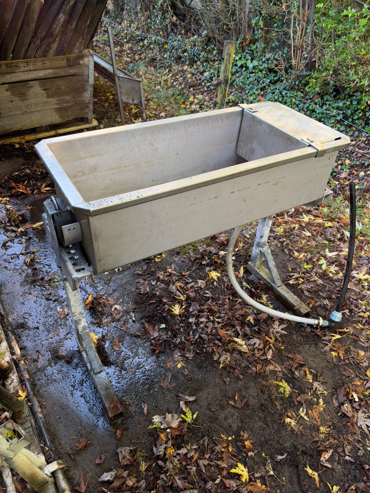 Waterbak rvs koeien drinkbak, Dieren en Toebehoren, Ophalen of Verzenden, Zo goed als nieuw