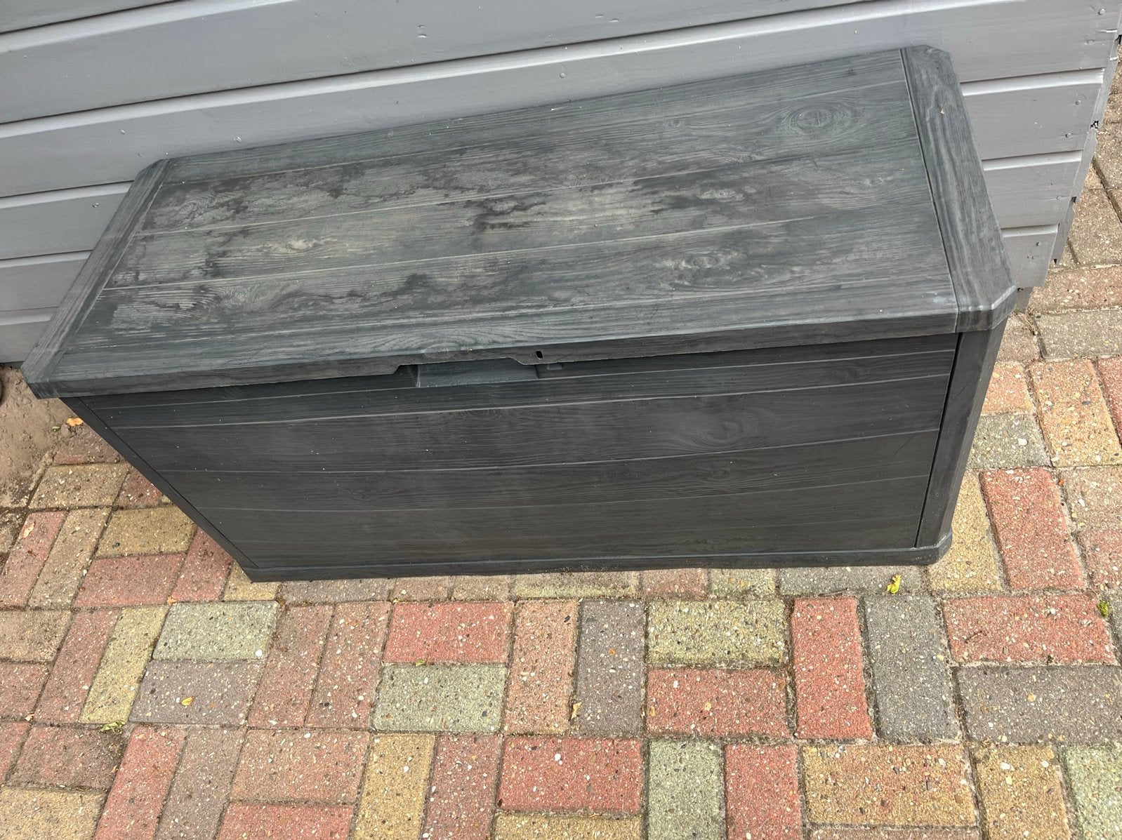 Kunststof opbergbox - antraciet - 120x50x60 cm, Ophalen of Verzenden, Gebruikt, Kunststof, Overige typen